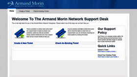 What Support.armandmorin.com website looked like in 2019 (5 years ago)