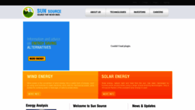 What Sunsource.in website looked like in 2019 (5 years ago)