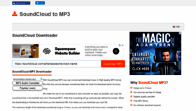 What Soundcloudmp3.org website looked like in 2019 (5 years ago)