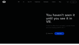 What Share.oculusvr.com website looked like in 2019 (5 years ago)