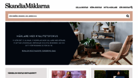 What Skandiamaklarna.se website looked like in 2019 (5 years ago)