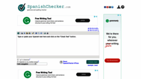 What Spanishchecker.com website looked like in 2019 (5 years ago)