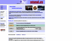 What Secure.swissmail.org website looked like in 2019 (5 years ago)