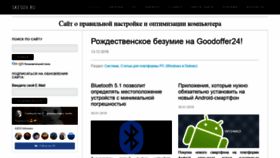 What Skesov.ru website looked like in 2019 (5 years ago)