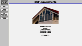 What Sgf-bauelemente.de website looked like in 2019 (5 years ago)