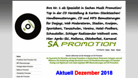 What Sa-promotion.de website looked like in 2019 (5 years ago)