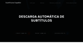 What Subtitulosespanol.org website looked like in 2019 (5 years ago)