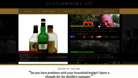What Scotchwhisky.com website looked like in 2019 (5 years ago)