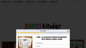 What Simplykinder.com website looked like in 2019 (5 years ago)