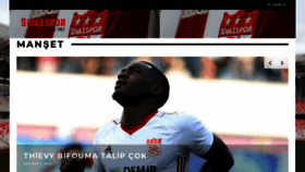 What Sivasspor.net website looked like in 2019 (5 years ago)