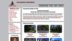 What Sacramentocondomania.com website looked like in 2019 (5 years ago)