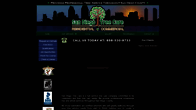 What Sandiegotreecare.com website looked like in 2019 (5 years ago)