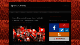What Sportschump.net website looked like in 2019 (5 years ago)