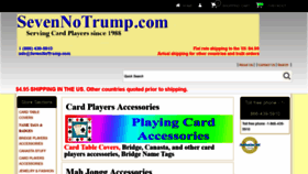 What Sevennotrump.com website looked like in 2019 (5 years ago)