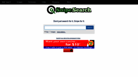 What Snipesearch.co.uk website looked like in 2019 (5 years ago)