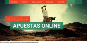 What Sutaquilla.com website looked like in 2019 (5 years ago)