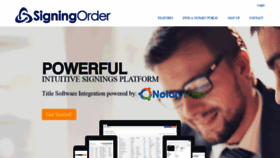 What Signingorder.com website looked like in 2019 (5 years ago)