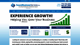 What Soundbusinessservices.com website looked like in 2019 (5 years ago)