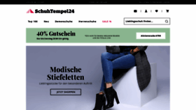 What Schuhtempel24.de website looked like in 2019 (5 years ago)