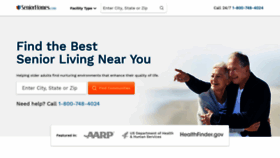 What Seniorhomes.com website looked like in 2019 (5 years ago)