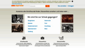 What Stayfriends.at website looked like in 2019 (7 years ago)