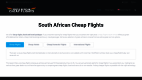What Southafricancheapflights.com website looked like in 2019 (5 years ago)