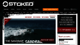 What Stoked.com website looked like in 2019 (5 years ago)