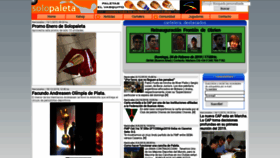 What Solopaleta.com website looked like in 2019 (7 years ago)