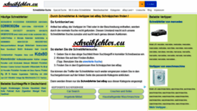 What Schreibfehler.eu website looked like in 2019 (5 years ago)