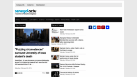 What Senegal-actu.com website looked like in 2019 (5 years ago)