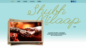 What Shubhmilaap.com website looked like in 2019 (5 years ago)