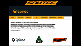 What Sautec.ee website looked like in 2019 (5 years ago)