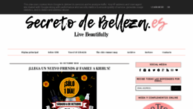 What Secretodebelleza.es website looked like in 2019 (5 years ago)