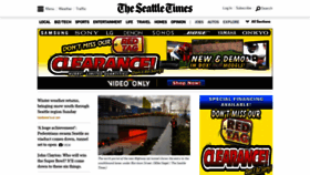 What Seattletimes.com website looked like in 2019 (5 years ago)