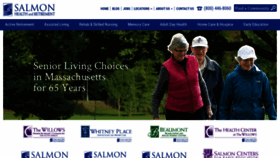 What Salmonhealth.com website looked like in 2019 (5 years ago)