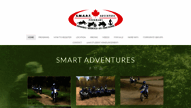 What Smartadventures.ca website looked like in 2019 (5 years ago)
