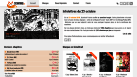 What Scantrad.fr website looked like in 2019 (7 years ago)