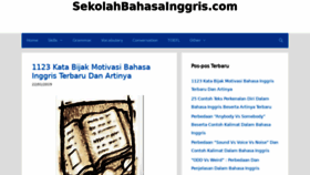 What Sekolahbahasainggris.co.id website looked like in 2019 (5 years ago)