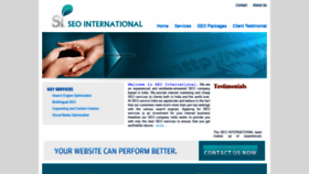 What Seointernational.net website looked like in 2019 (7 years ago)