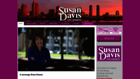 What Susandavisforcongress.com website looked like in 2019 (5 years ago)