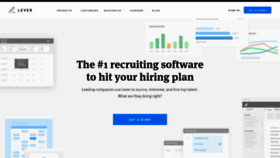 What Schedule.lever.co website looked like in 2019 (6 years ago)