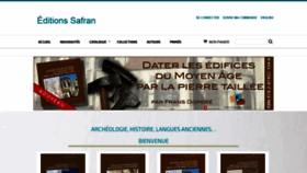 What Safran.be website looked like in 2019 (5 years ago)