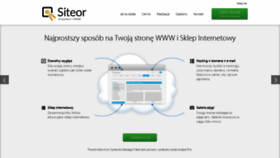 What Siteor.com website looked like in 2019 (5 years ago)