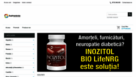 What Suplimente.bio website looked like in 2019 (6 years ago)