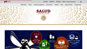 What Salud.gob.mx website looked like in 2019 (5 years ago)