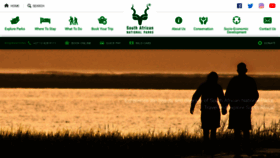 What Sanparks.org website looked like in 2019 (5 years ago)
