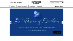 What Swarovski-professional.com website looked like in 2019 (5 years ago)
