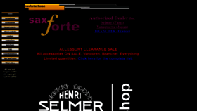 What Saxforte.com website looked like in 2019 (5 years ago)
