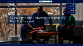 What Suny.edu website looked like in 2019 (5 years ago)