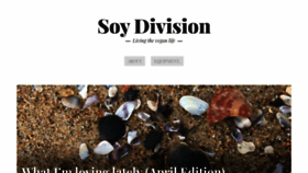 What Soydivisionblog.com website looked like in 2019 (5 years ago)